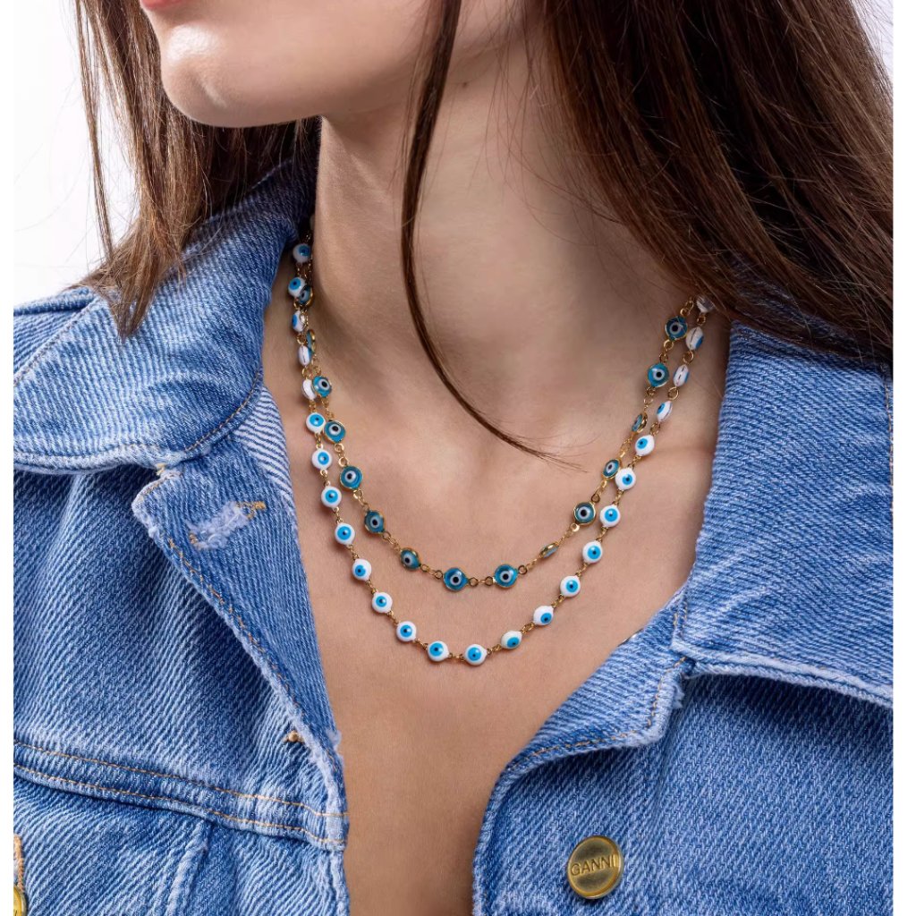 Best Crystal Haze Nazar Necklace Evil Eye
